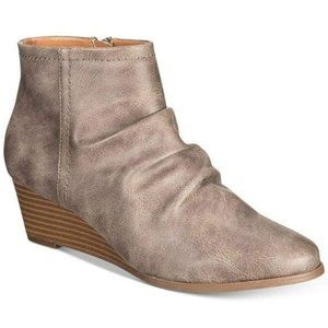Style & Co. Ginnah Faux Leather Bootie Size 7.5